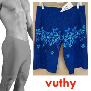Vuthy Stretch Shorts Jammers Medium 32-38 NWT 12" inseam 80% nylon / 20% spandex